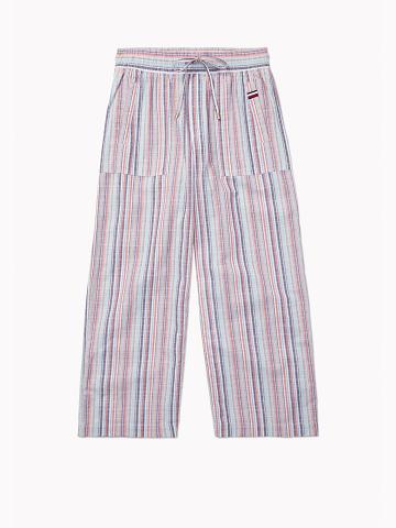 Multicolor Tommy Hilfiger Stripe Drawstring Pants | NZ_W21254