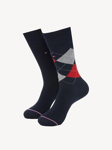 Multicolor Tommy Hilfiger Trouser 2PK Socks | NZ_M31755