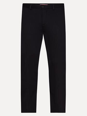 Navy Tommy Hilfiger Big and tall slim fit stretch jersey Pants | NZ_M31317