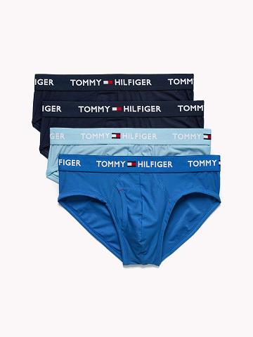 Navy Tommy Hilfiger Everyday microfiber brief 4pk Briefs | NZ_M31549