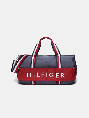 Navy Tommy Hilfiger Hilfiger Duffle Bags | NZ_G1344