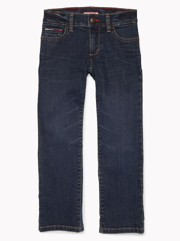 Navy Tommy Hilfiger Straight Jeans | NZ_B2050