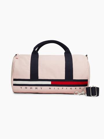 Pink Tommy Hilfiger Duffle Bags | NZ_G1340