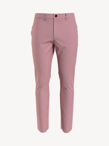 Pink Tommy Hilfiger Slim fit essential comfort stretch chino Pants | NZ_M31338