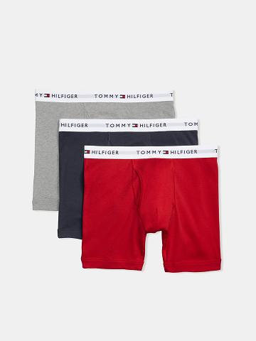 Red Tommy Hilfiger Cotton classics boxer brief 3pk Boxer Briefs | NZ_M31580