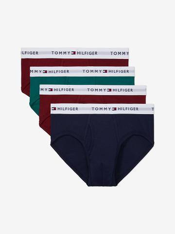 Red Tommy Hilfiger Cotton classics brief 4pk Briefs | NZ_M31535