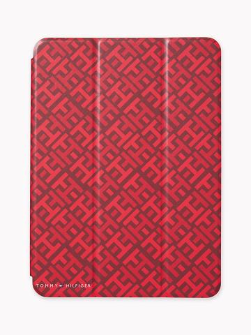 Red Tommy Hilfiger Monogram iPad Case Technology | NZ_W21684