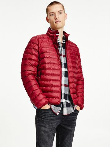 Red Tommy Hilfiger Recycled packable Jackets | NZ_M31416