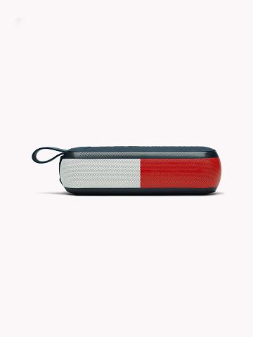 Red / White / Blue Tommy Hilfiger Waterproof Wireless Speaker Technology | NZ_M31800