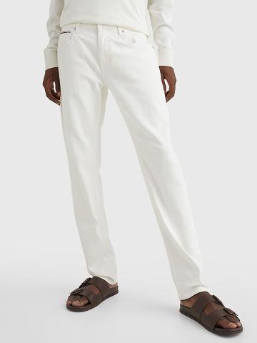 White Tommy Hilfiger Denton straight fit white Jeans | NZ_M31365