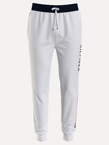 White Tommy Hilfiger Essential Logo Jogger | NZ_M31347