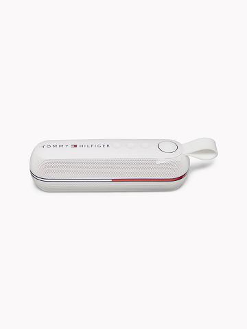 White Tommy Hilfiger TH Waterproof Wireless Speaker Technology | NZ_M31794