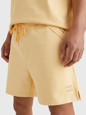 Yellow Tommy Hilfiger Sun Washed Shorts | NZ_M31228